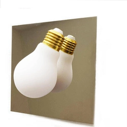 Lampa ścienna BULB LED złota 15 cm (ST-8716W) - Step into Design
