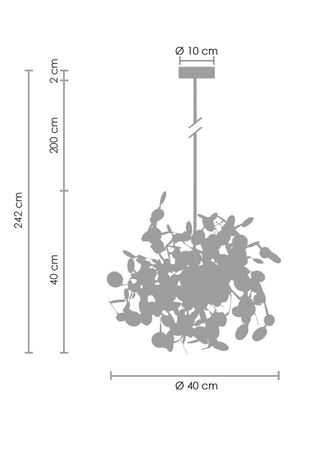 Lampa wisząca MONETTI (ST-1676 GOLD) - Step into Design