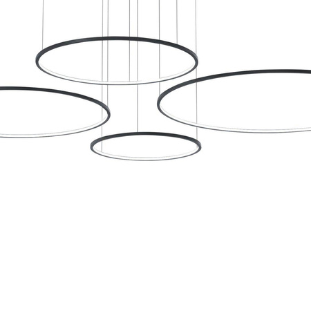 Lampa wisząca Saturno Black 120W LED (ML0848) - Milagro