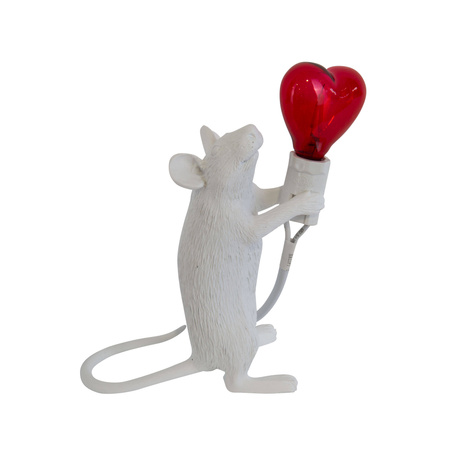 Lampa Biurkowa Myszka Topo Biała  (TL0102) - Yaskr