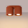 Plafon AURA 2 ochra czerwona GU10 (SL.1800) - Sollux Lighting