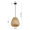 Lampa wisząca BOHO BEIRUT 1xE27 Kobi Design (002158KOB) - KOBI LIGHT