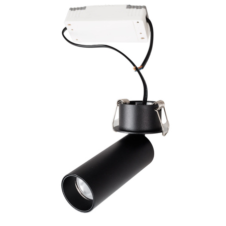 MAXLIGHT H0125 LAMPA SUFITOWA HALO C BLACK PODTYNKOWA