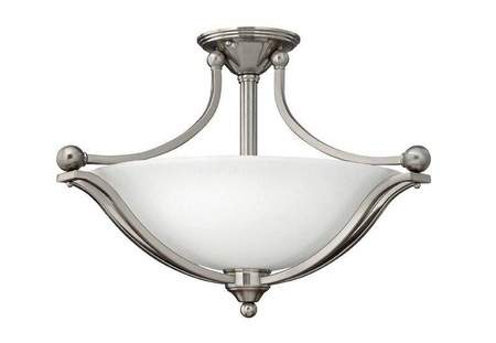 Lampa sufitowa, plafon BOLLA kol. NIKIEL (HK/BOLLASF) - Hinkley - Elstead Lighting