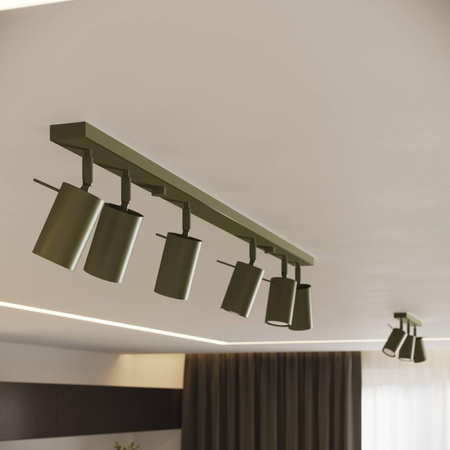Plafon RING 3L zielony oliwkowy (SL.1502) - Sollux Lighting