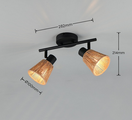 Lampa sufitowa z reflektorami NATREL (R86492036) - RL