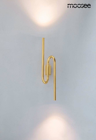 Lampa ścienna MACAROON złota (MSE010100376) - Moosee