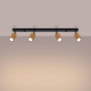 Plafon WINX 4L czarny/miedź (SL.1379) - Sollux Lighting
