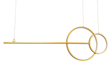MOOSEE lampa wisząca RAGE złota (MSE1501100555) - Moosee