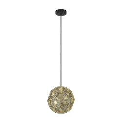 Lampa wisząca SKOURA czarna (39754) - EGLO