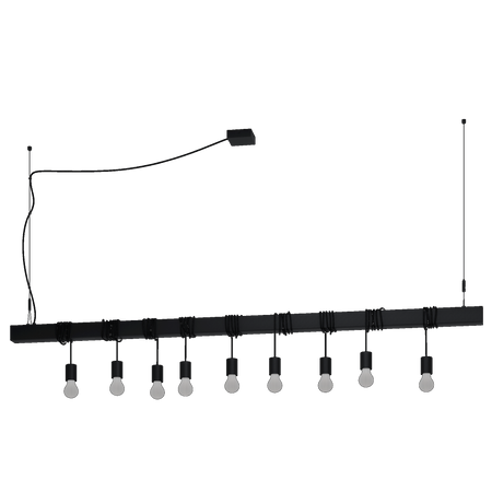 Lampa wisząca TOWNSHEND-B czarna (39939) - EGLO