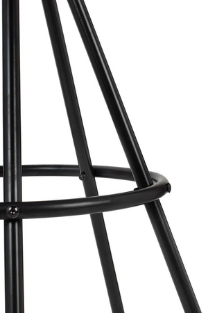 Krzesło barowe LANZA 76 czarne (301-CCV) - King Home