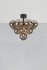 Lampa sufitowa MERLOT Plafond 13L Matt Black/Smoke (108845) Markslojd