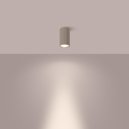 Nowoczesna lampa na sufit IVAR taupe LED 4000K (TH.643) - Thoro Lighting
