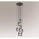 Lampa wisząca FUROKU (czarny) (7952) - Shilo