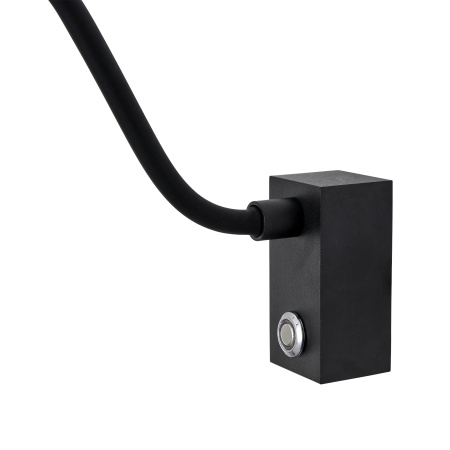 Czarny kinkiet do czytania Adjusta (WL0117-BK) - Yaskr