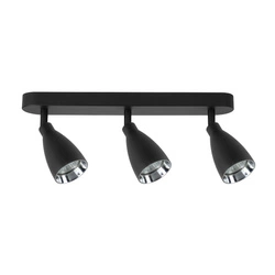 Campana 3 spot czarny 3xGU10 (LP-3103/3WS BK) - Light Prestige