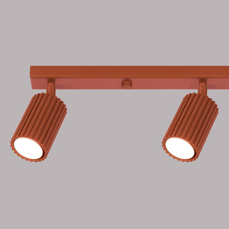 Plafon KARBON 4L ochra czerwona (SL.1641) - Sollux Lighting