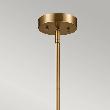Elegancka Lampa wisząca Luella - 4 źródła światła - Czarne & Mosiądz (KL-LUELLA-4P-BKB) - Kichler