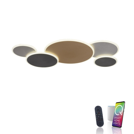 Q-PIATO LAMPA SUFITOWA/KINKIET MULTIKOLOR (8008-70) - Paul Neuhaus