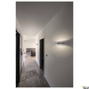 ASSO 300, lampa ścienna, LED, 3000K, owalna, aluminium szczotkowa/biała, D/S/W 30/9,5/7 cm (151275) - SLV