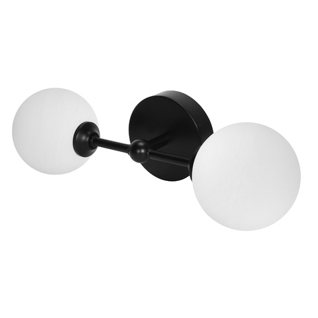 Kinkiet Ścienny AM205 2xG9 Czarny GARDA - DomenoLED