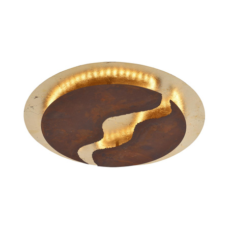 NEVIS LAMPA SUFITOWA RDZA/ZŁOTY (6983-48) - Paul Neuhaus