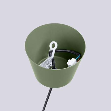 Lampa wisząca BILO zielona oliwka (SL.1705) - Sollux Lighting