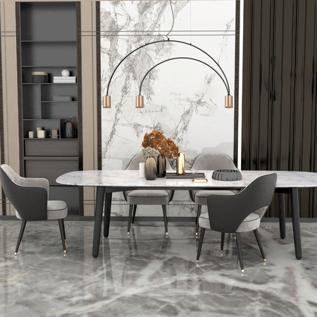 PENDANT LAMP 3XGU10 BLACK-GOLD (22226 Zambelis) - Zambelis