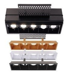 Lampa wpuszczana CETI 5 HIDE czarna DEKOLIGHT (D565253)