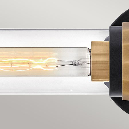 Kinkiet Ellison - 2 źródła światła - Czarny, klasyczny (HK-ELLISON2-BK-HB) - Elstead Lighting