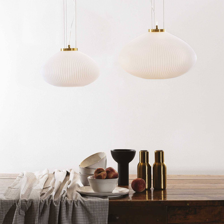 Lampa wisząca PLISSE' Mosiądz (PLISSE'_SP1_D35_OTTONE) - Ideal Lux