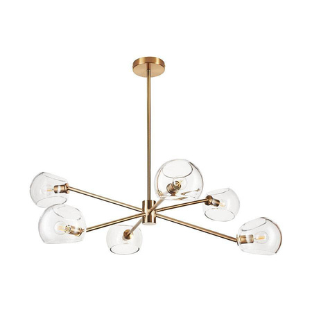 Lampa wisząca COSMIC-6 złota 75 cm (ST-8954-P6) - Step into Design