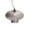 Lampa wisząca Bistro kol. przydymione szkło (120904) Ideal Lux - żyrandol
