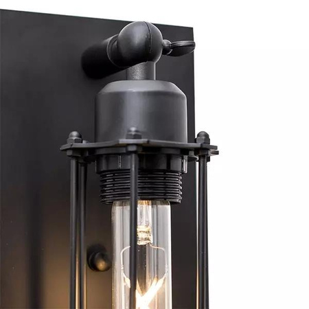 Amsterdam Loft No.1 B Kinkiet RETRO (LA001/W_BLACK) - ALTAVOLA DESIGN