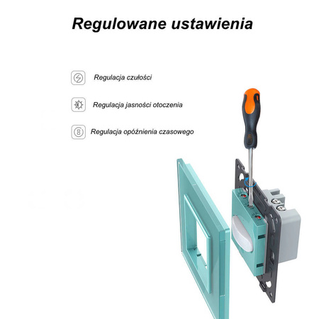 Czujnik ruchu kolor biały (WW-C700PIR-61) LIVOLO