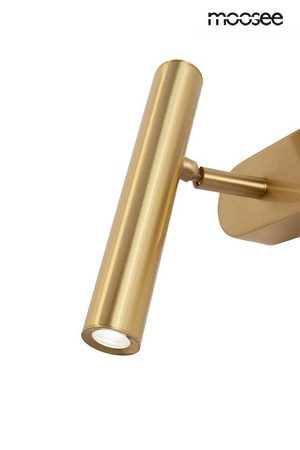 MOOSEE lampa ścienna BOY TUBE L złota (MSE1501100481) - Moosee
