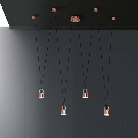 Lampa Wisząca BAG Kol. Złoty (0053.32.OR) - Vivida