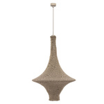 Lampa wisząca Alda L - Beżowa (500 mm)   (5119) - Shilo