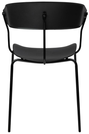 Krzesło JETT czarne - polipropylen, metal (PC-161) - King Home