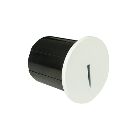 OUTDOOR STEP LIGHT LED 3W 3000K ALUMINIUM WHITE (E321 Zambelis) - Zambelis