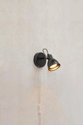 Kinkiet MION Wall 1L Matt Black (108846) Markslojd