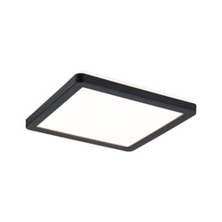 Plafoniera ATRIA SHINE LED Backlight 11.2W 900lm 190x190mm 3000K 230V czarny matowy / tworzywo sztuczne (PL71000) - PAULMANN