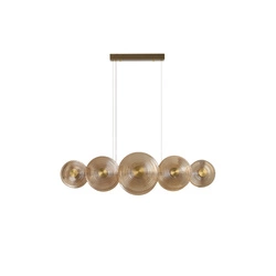 Bursztynowa lampa wisząca NAZAR PENDANT 5 3-STEP DIMM (AZ6531) Azzardo