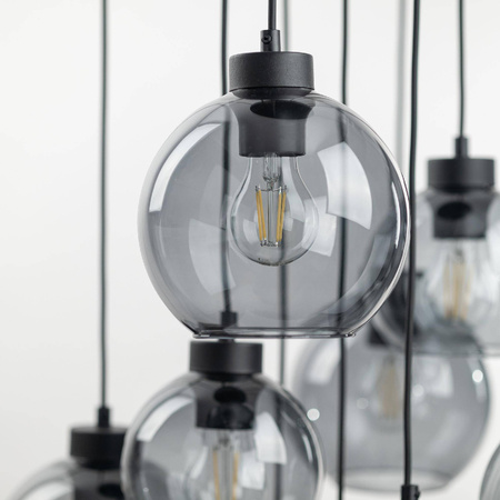 Lampa wisząca CUBUS GRAPHITE 9 KOŁO (10208) - TK Lighting
