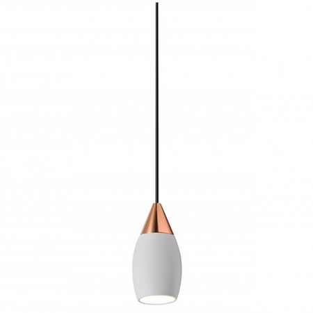 Lampa wisząca Tentor Miedziano - biały AZZARDO (AZ3085-AZ3100)