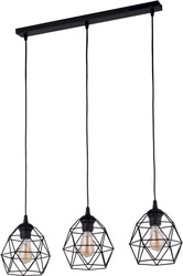 Lampa wisząca GALAXY BLACK 3 PŁ LISTWA (3191) - TK Lighting