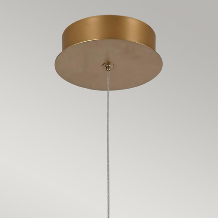 Lampa wisząca Demark - Szczotkowane złoto (QN-DEMARK-1P-BG) - Quintiesse