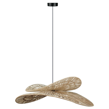 Rattanowa lampa wisząca Raya naturalna 1xE27 (LP-2704/1P NT) - Light Prestige