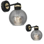 Kinkiet OMEGA BLACK / GOLD 1xE27 (MLP6528) - Eko-Light
